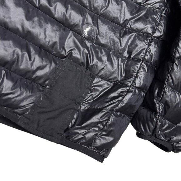 UNIQLO DOWN FILL Winter Puffer Parka Lightweight Black Jacket Coat Mens XL - Picture 8 of 8